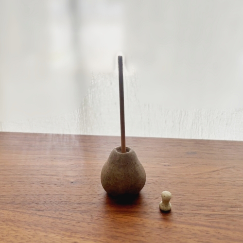 Pear(お香立て) コーヒーかす