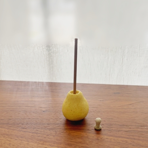 Pear(お香立て) みかん皮