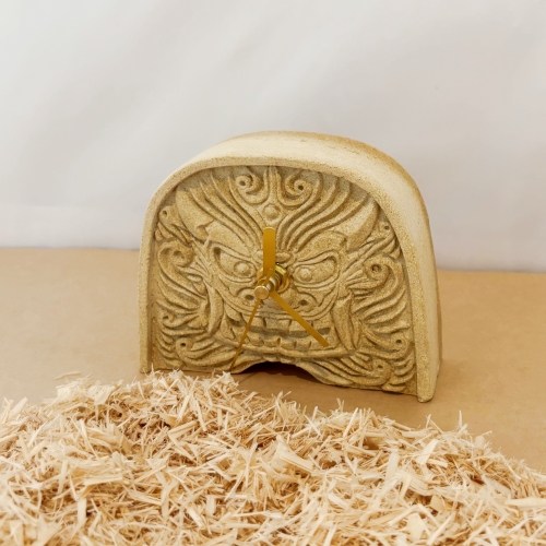 Oni Guardian Clock（鬼守の時計）Rice Husk （生成）